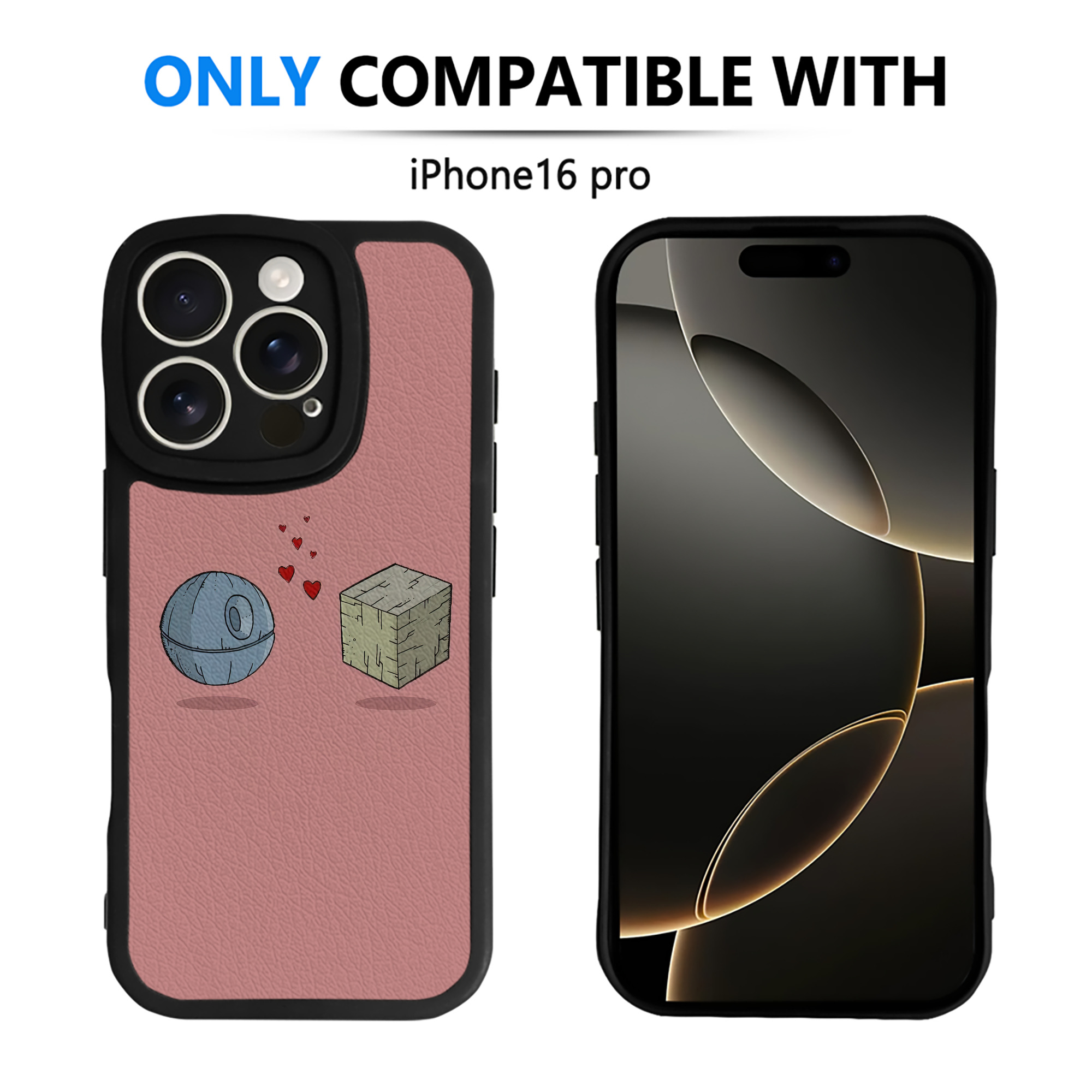 （画像用） スター・ウォーズ Star Wars 【iPhone 16シリーズ対応】シリコンスマホケース（レザー調） 材質：シリコン